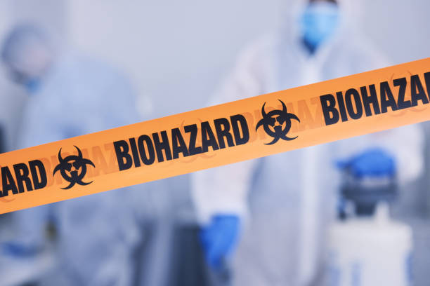 Professional Biohazard Cleanup technician working in Huntsville, UT